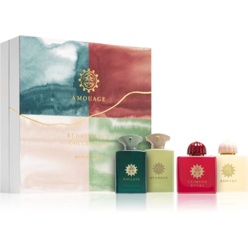 Amouage Renaissance Discovery Geschenkset 7.5ml Enclave EDP + 7.5ml Crimson Rocks EDP + 7.5ml Ashore EDP + 7.5ml Meander EDP