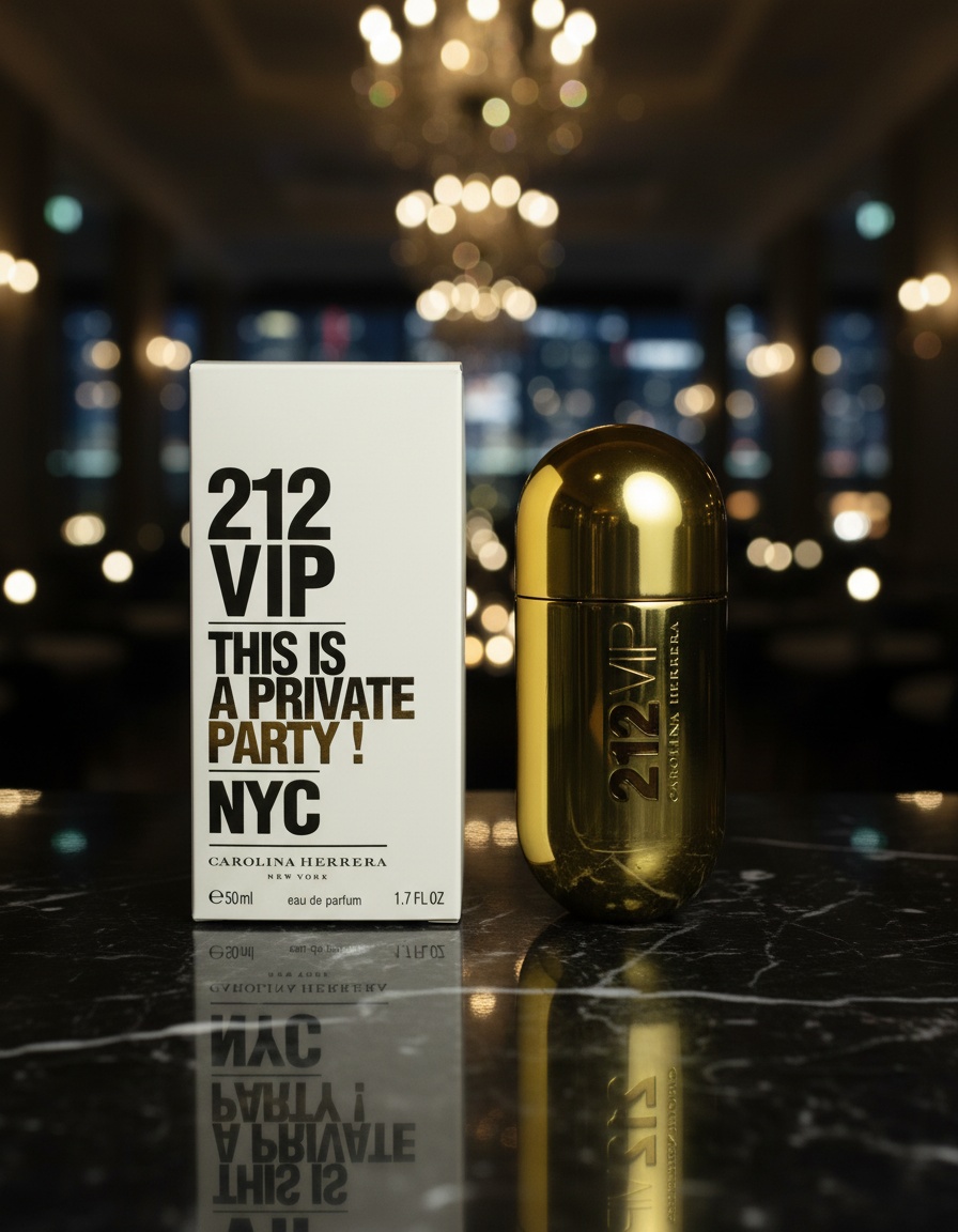 Carolina herrera 212 VIP eau de parfum spray 50 ml - Afbeelding 2