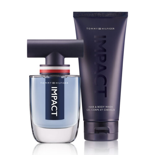 Tommy Hilfiger Impact Geschenkset 50ml EDT + 100ml Haar & Lichaamszeep