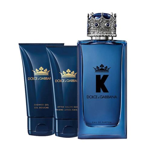 Dolce & Gabbana K Geschenkset 100ml EDP + 50ml After Shave Balsem + 50ml Douchegel