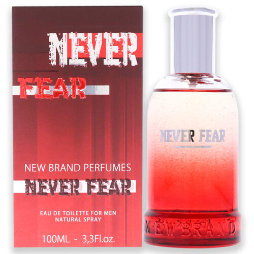 New Brand Never Fear For Men Eau de Toilette 100ml Spray