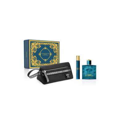 Versace Eros Geschenkset 100ml EDP + 10ml EDP + Toilettas