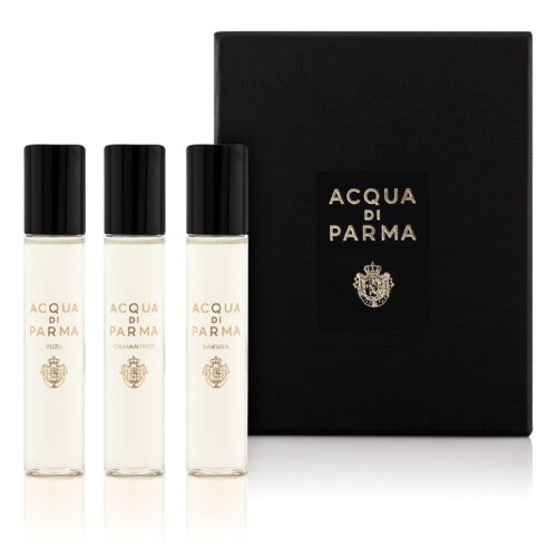 Acqua di Parma Signatures of the Sun Geschenkset 12ml Yuzu EDP + 12ml Osmanthus EDP + 12ml Sakura EDP