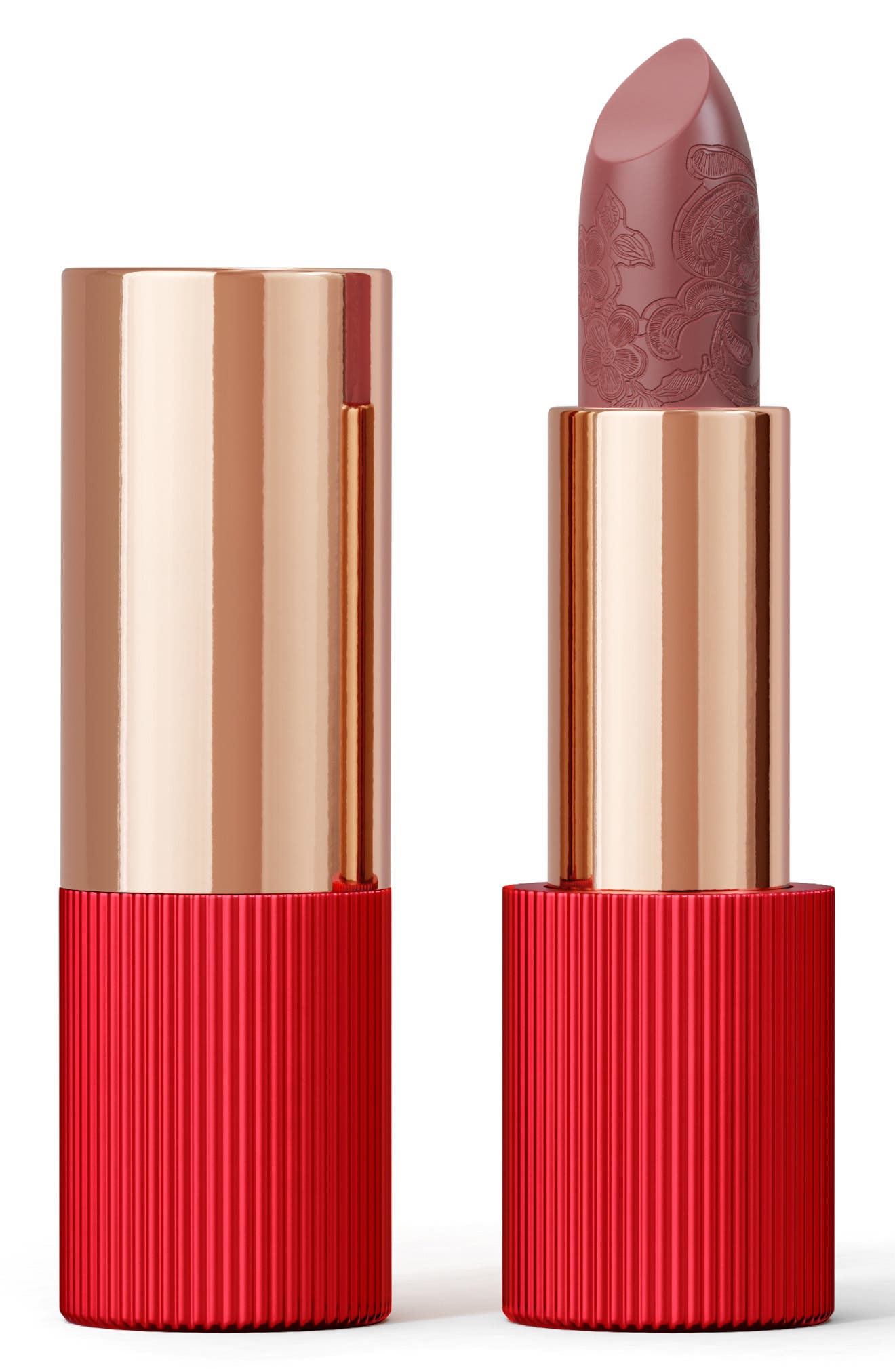 La Perla Matte Silk Lipstick - #101 - Nude Red - 3.5g