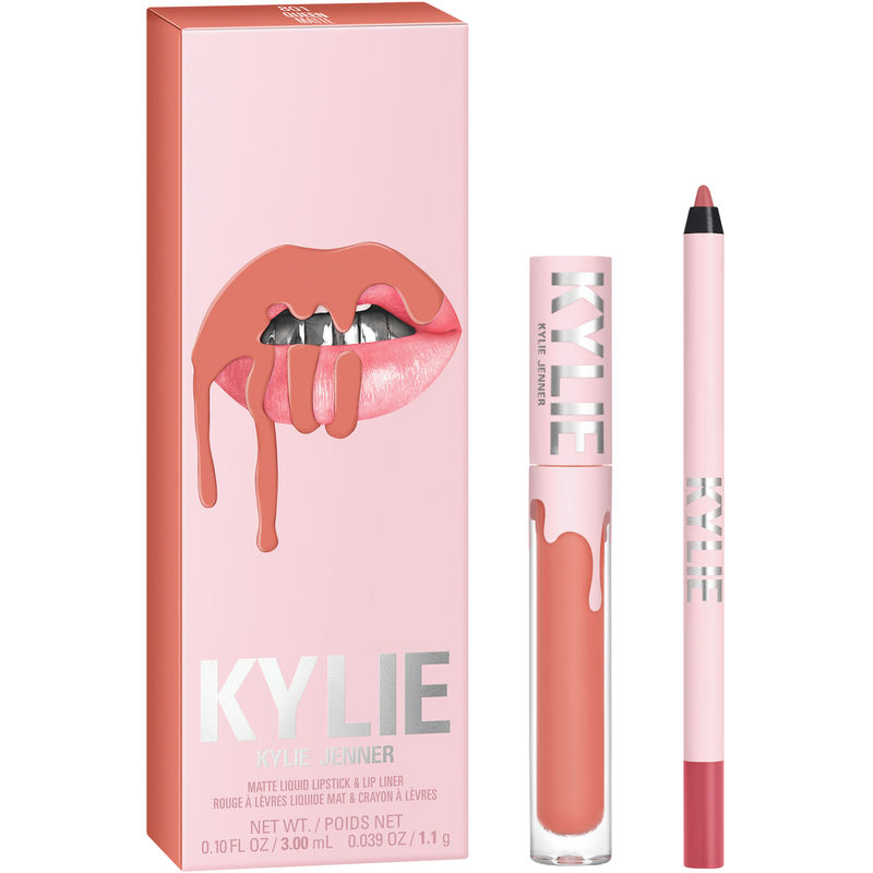 Kylie Cosmetics Matte Lip Kit 3ml Liquid Lipstick + 1.1g Lip Liner - Queen