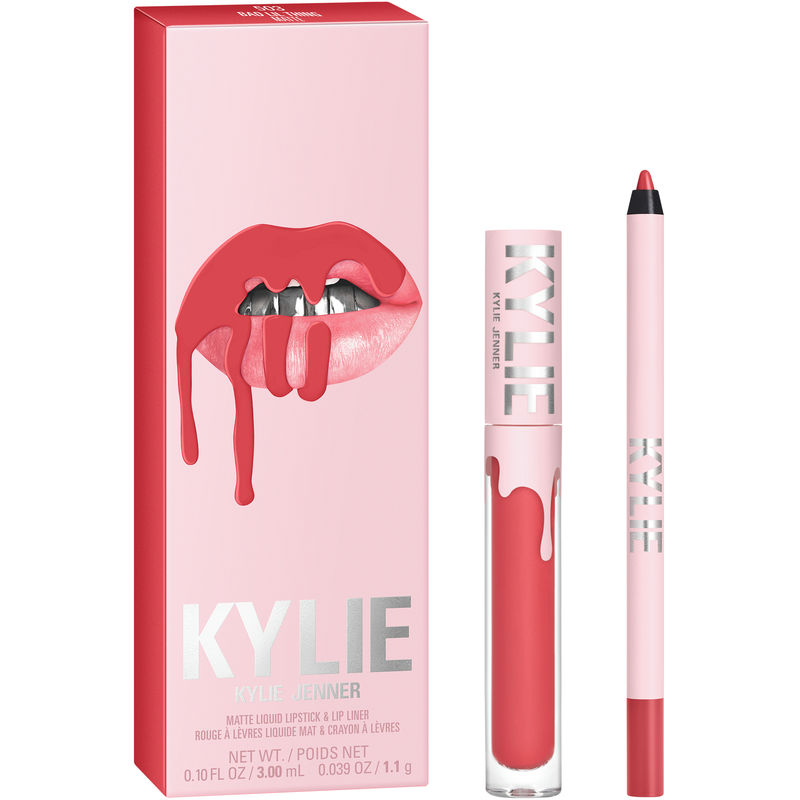 Kylie Cosmetics Matte Lip Kit 3ml Liquid Lipstick + 1.1g Lip Liner - Bad Lil Thing