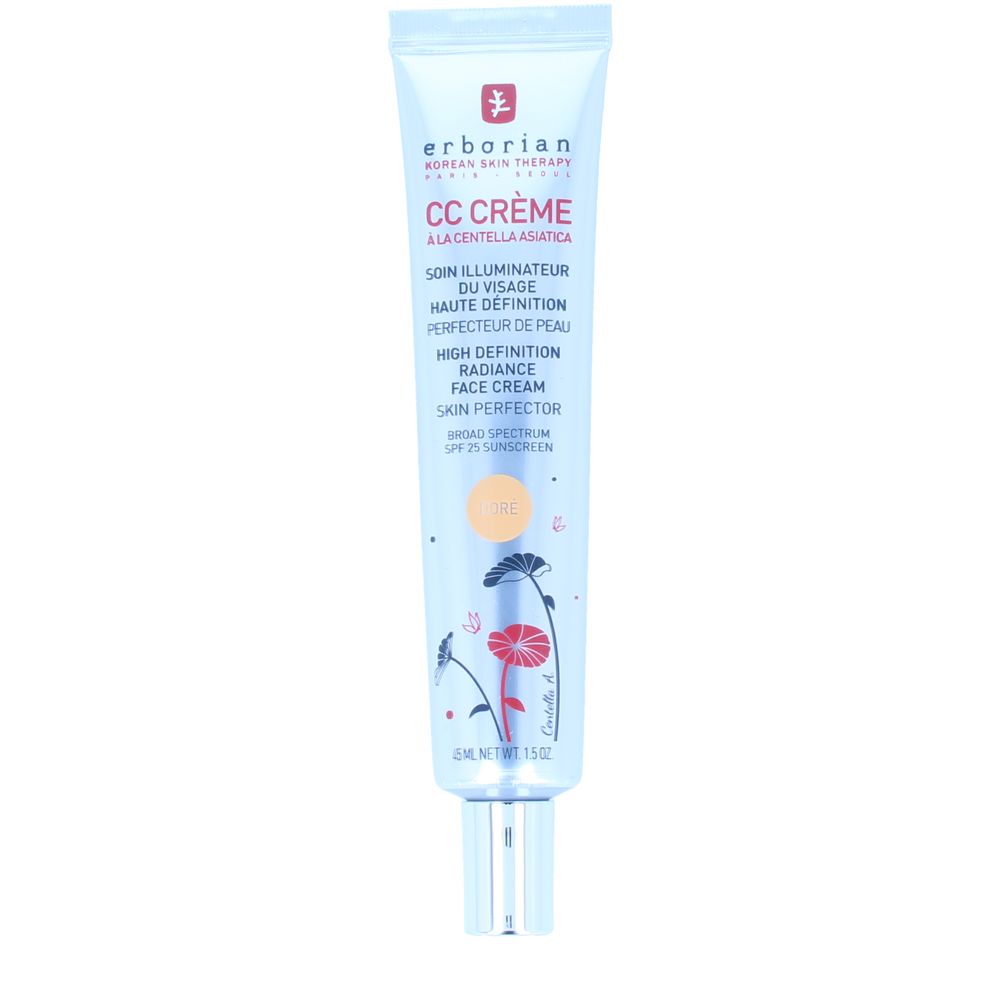 Erborian CC CREAM À LA CENTELLA ASIÁTICA SPF25 #dorado 45 ml