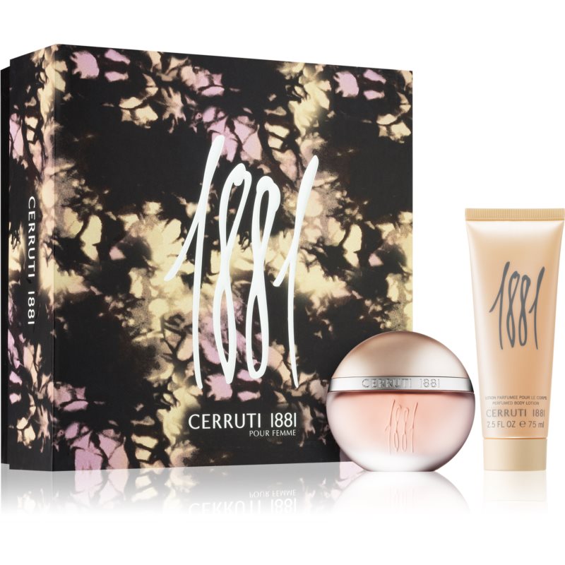 Cerruti 1881 Pour Femme Geschenkset 50ml EDT + 75ml Body Lotion