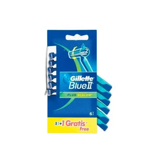 Gillette Blue II Plus Slalom 6 Units
