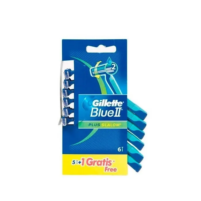 Gillette Blue II Plus Slalom 6 Units