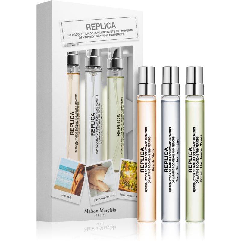 Maison Margiela Replica Discovery Geschenkset 10ml Beach Walk EDT + 10ml Lazy Sunday Morning EDT + 10ml Under the Lemon Tree EDT