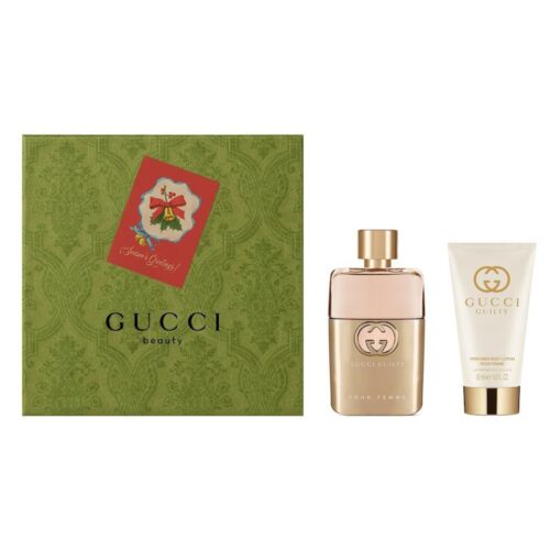 Gucci Guilty Pour Femme Geschenkset 50ml EDP + 50ml Body Lotion - Christmas Edition