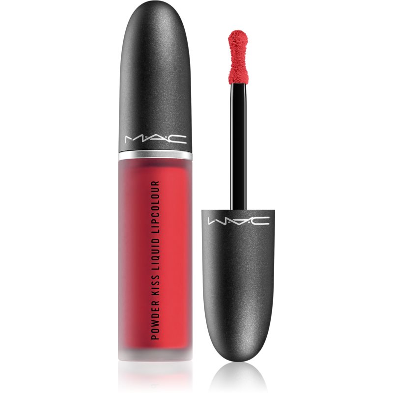 MAC Powder Kiss Liquid Lipcolour 5ml - 975 Ruby Boo