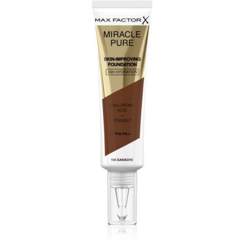 Max Factor Miracle Pure Skin-Improving Foundation SPF30 30ml - 105 Ganache