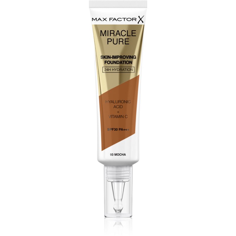 Max Factor Miracle Pure Skin-Improving Foundation SPF30 30ml - 93 Mocha