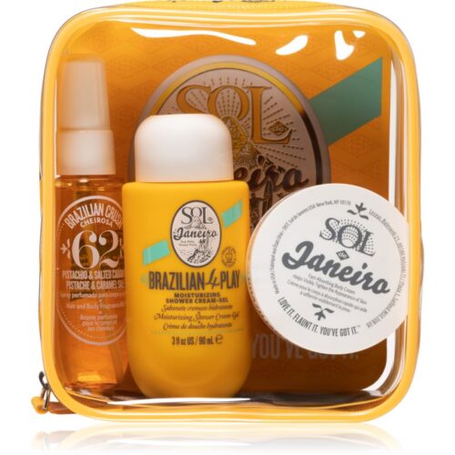 Sol De Janeiro Bum Bum Jet Geschenkset 50ml Brazilian Bum Bum Body Cream + 90 Shower Gel + 30ml Cheirosa '62 Body Mist