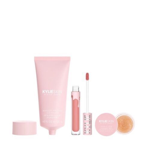 Kylie By Kylie Jenner Kylie Skin Geschenkset 120ml Cleanser + 10g Lip Scrub + 3ml Liquid Lipstick