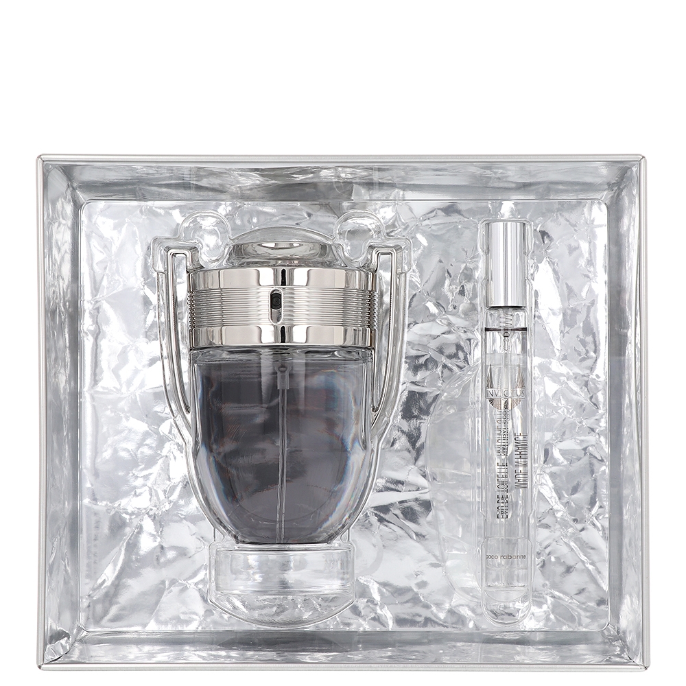 Paco Rabanne Invictus Geschenkset 100ml EDT + 10ml EDT