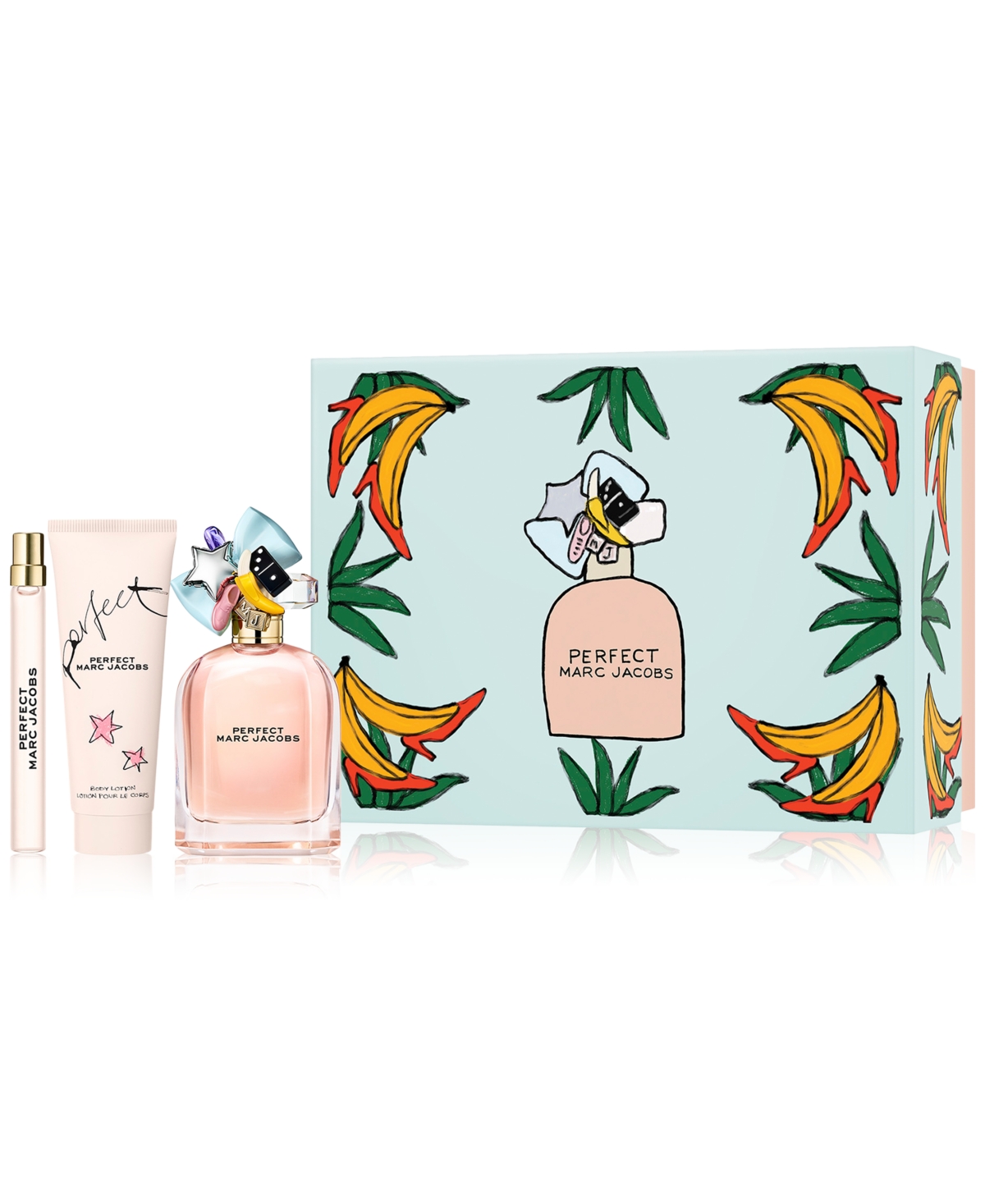 Marc Jacobs Perfect Geschenkset 100ml EDP + 75ml Body Lotion + 10ml EDP