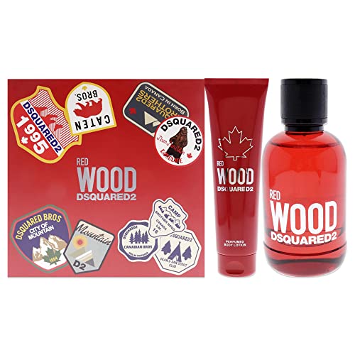 DSquared² Red Wood Geschenkset 100ml EDT + 150ml Body Lotion