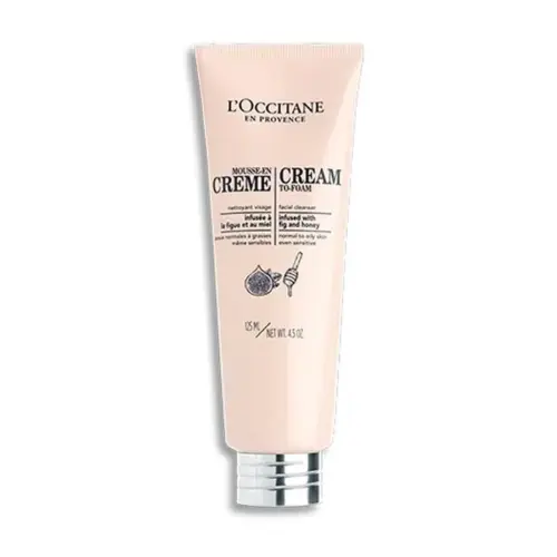 L'Occitane Cream To-Foam Facial Cleanser 125ml
