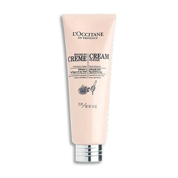 L'Occitane Cream To-Foam Facial Cleanser 125ml