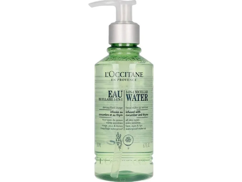 L'occitane Eau Micellaire 3-En-1 Démaquillant Visage 200ml