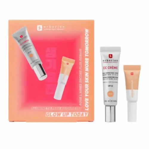 Erborian CC Crème Colour Correcting Cream Spf30 Doré 40ml Set 2 Pieces