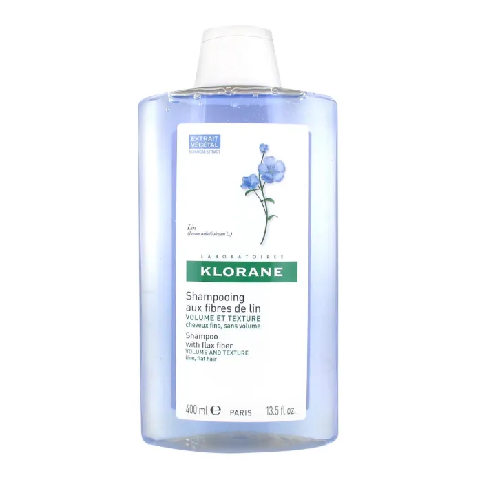 Klorane Vlasvezel Shampoo | Unisex 400ml Fijn Haar | Volume Textuur