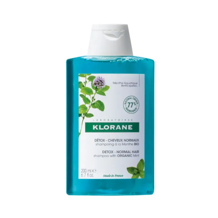 Klorane Aqua Mint Detox Shampoo 200ml