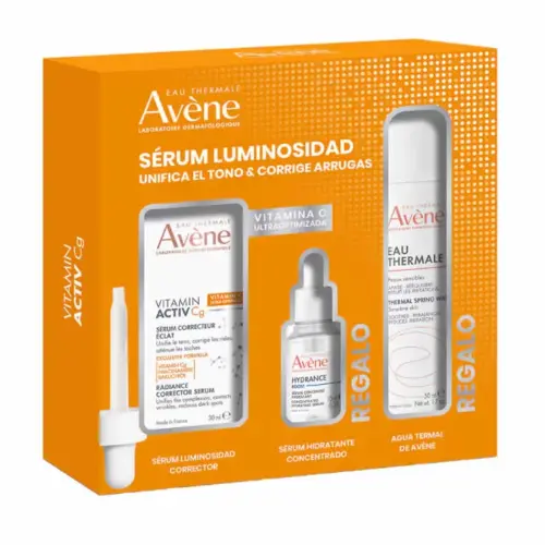 Avène Vitamin Activ Cg Serum Set Unisex | 3-delig 30ml Gevoelige Huid | Helder makend Vitamine C