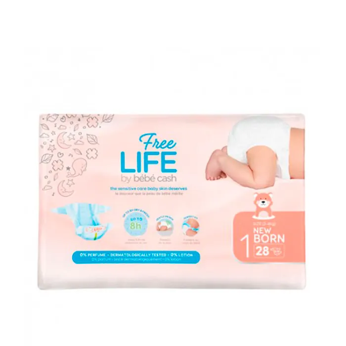 Freelife Bebé Cash Nappy New Born 1 2-4kg 28U