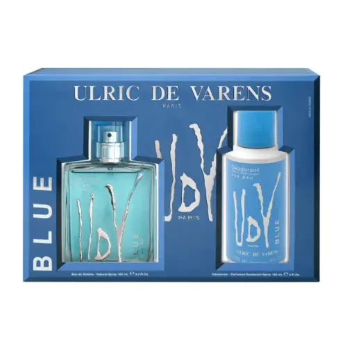 Ulric De Varens UDV Blue Eau de Toilette | Heren 100ml Cadeauset | Aromatisch Aquatisch