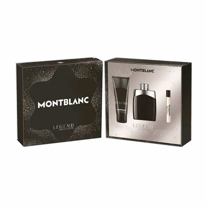 Montblanc Legend Eau De Toilette Spray 100ml Set 3 Pieces