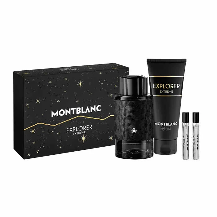 Montblanc Explorer Extreme Eau De Perfume Spray 100ml Set 4 Pieces