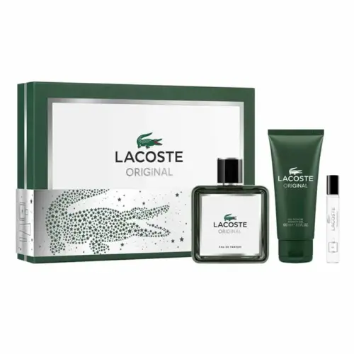 Lacoste Original Eau De Parfum Spray 100ml Set 3 Pieces
