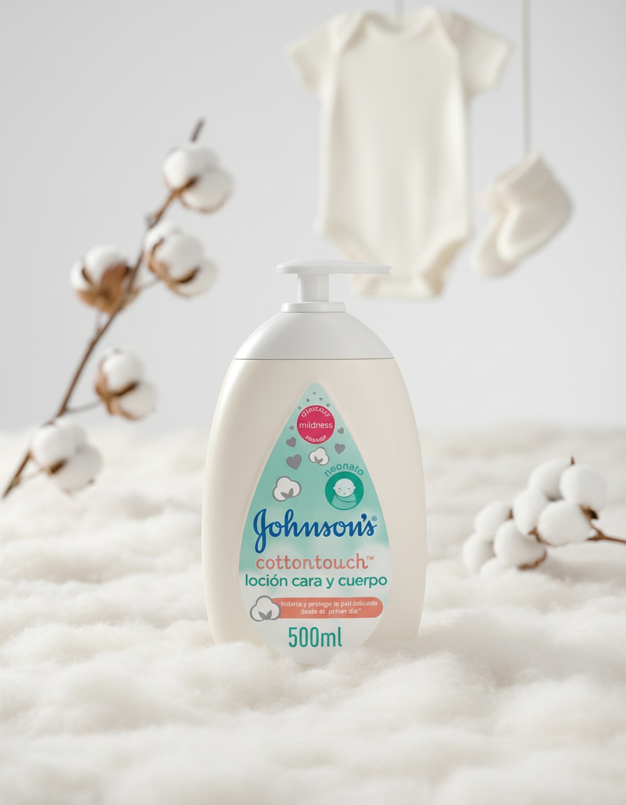 Johnson's Baby BABY loción cottontouch cara y cuerpo 500 ml - Afbeelding 2