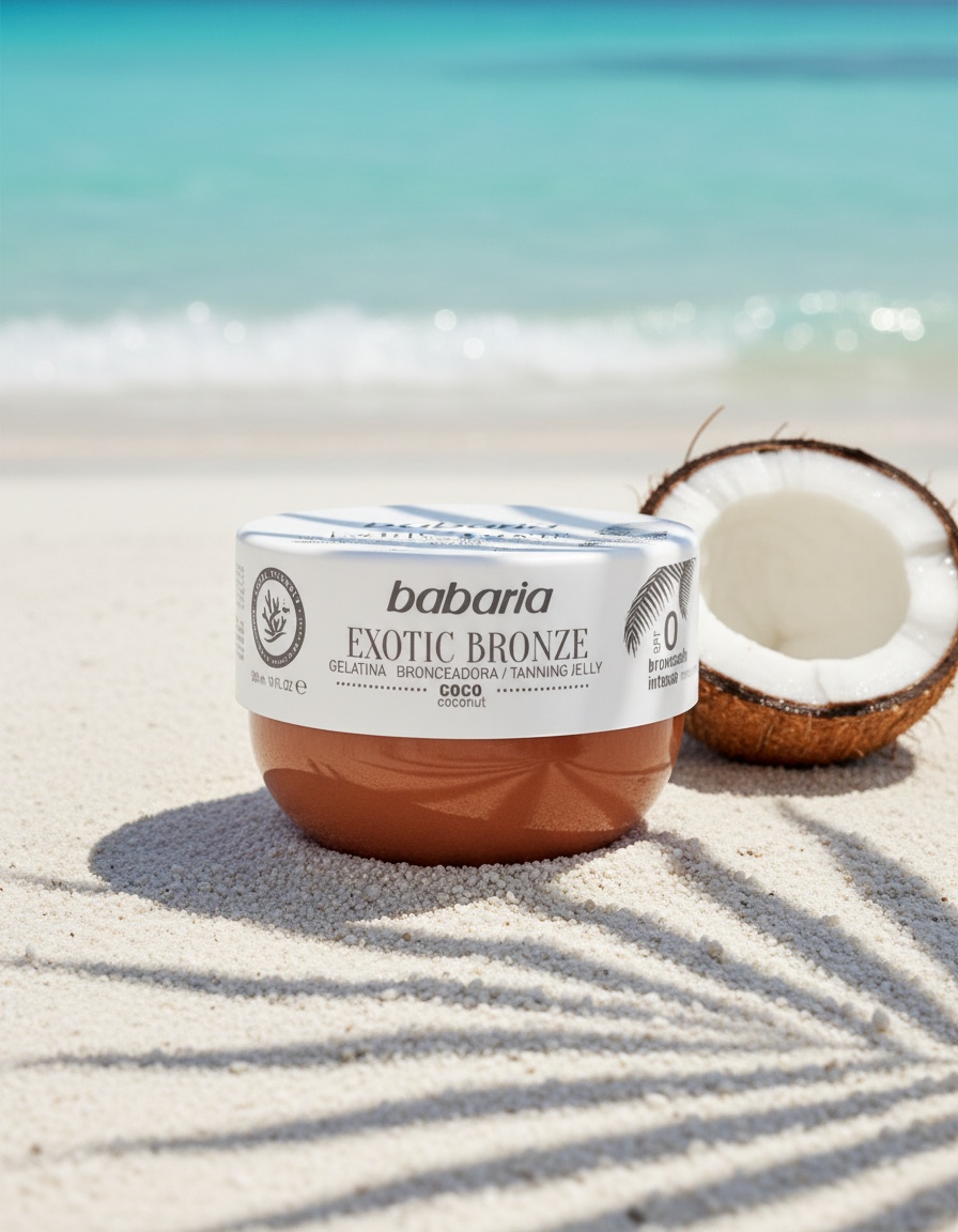 Babaria SOLAR COCO JELLY SPF0 exotic bronze 300 ml - Afbeelding 3