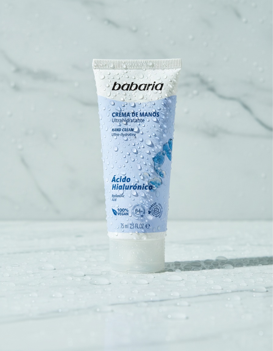 Babaria HYALURONIC ACID ultra-hydrating hand cream 75 ml - Afbeelding 3