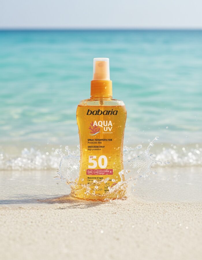 Babaria SOLAR AQUA UV SPF50 biphasic 200 ml - Afbeelding 3