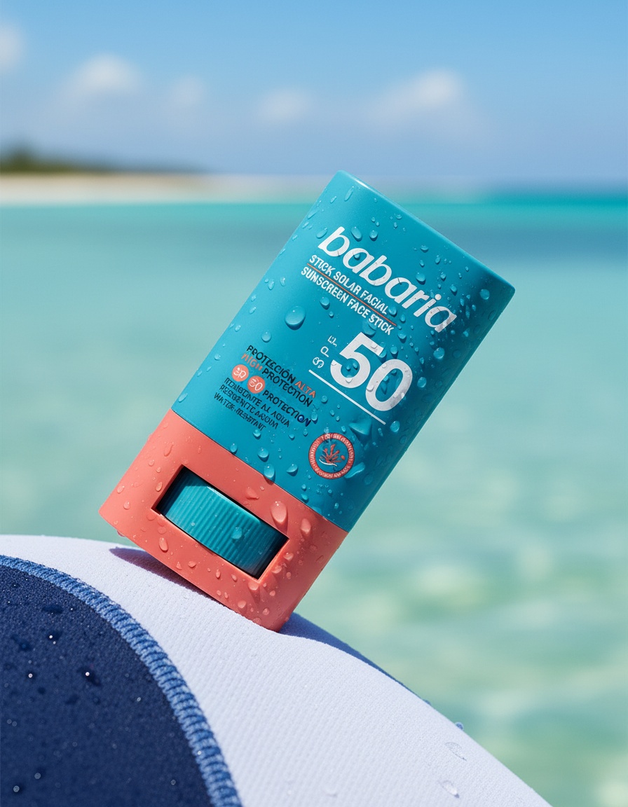 Babaria SOLAR BLUE FACIAL STICK SPF50 20 gr - Afbeelding 3