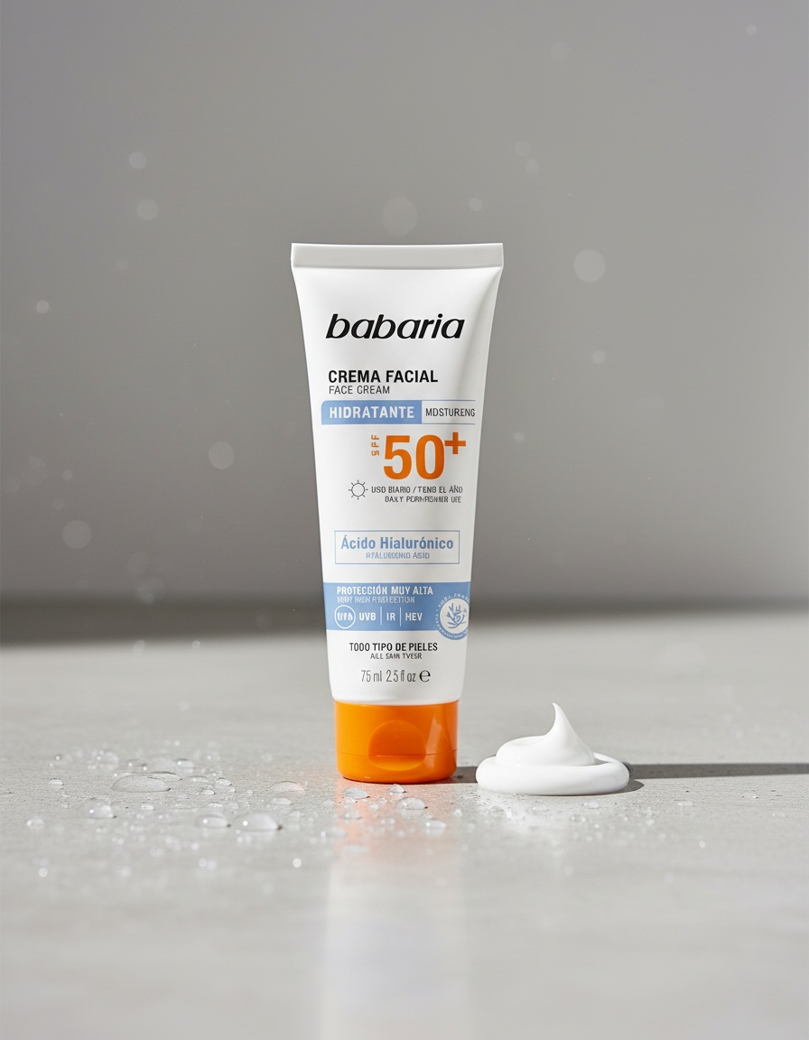 Babaria SOLAR HYALURONIC ACID facial cream SPF50+ 75 ml - Afbeelding 3