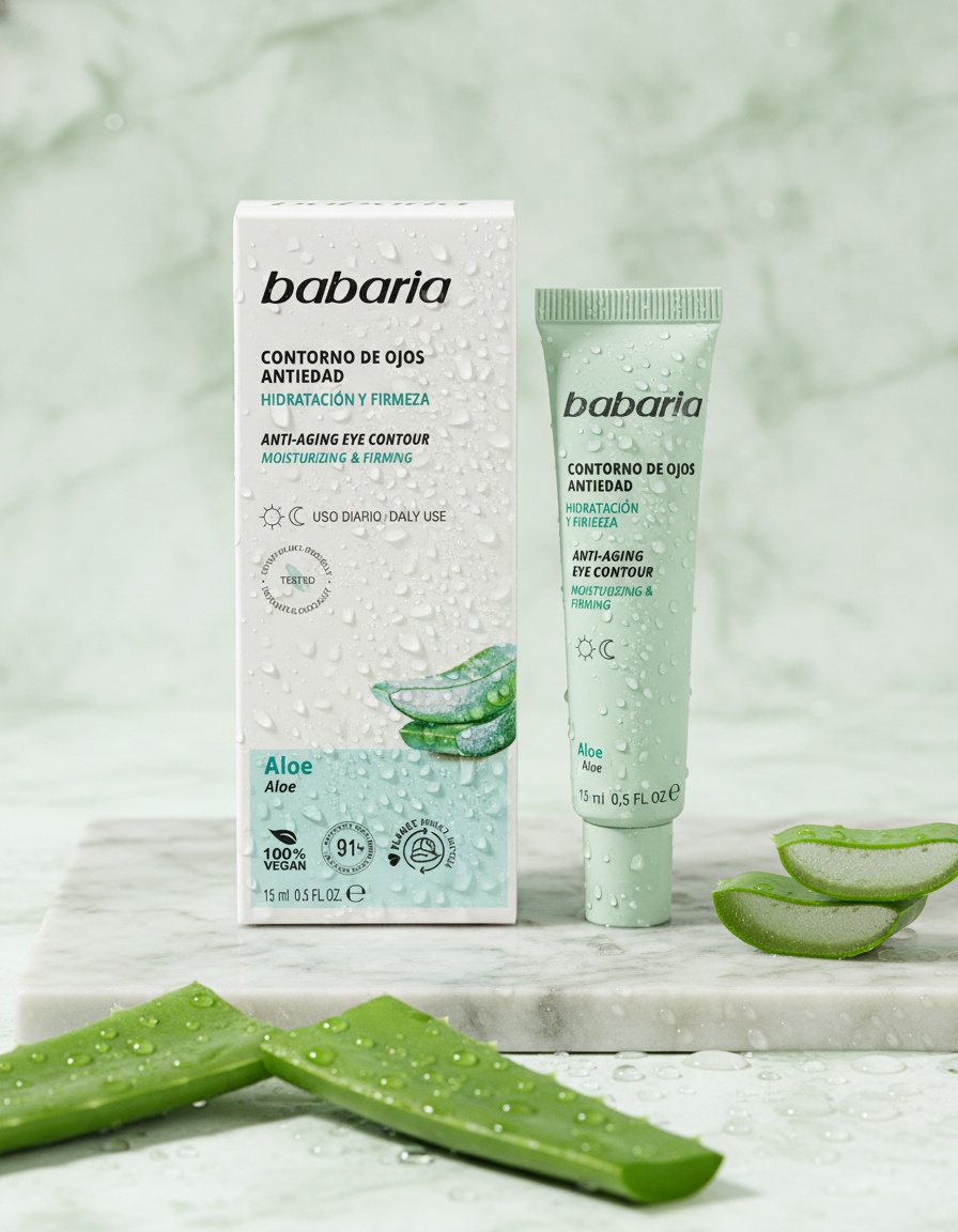 Babaria ALOE VERA eye contour 15 ml - Afbeelding 2