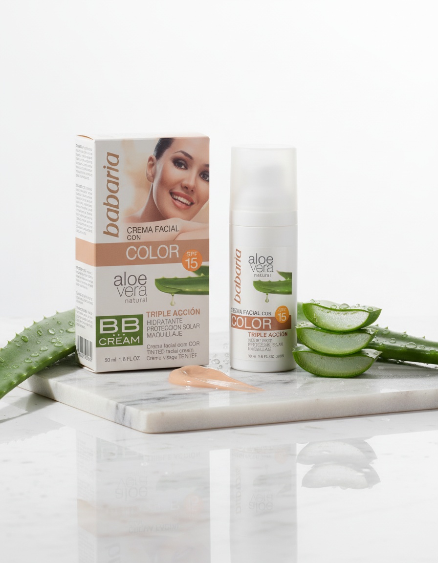 Babaria ALOE VERA BB cream SPF15 50 ml - Afbeelding 3