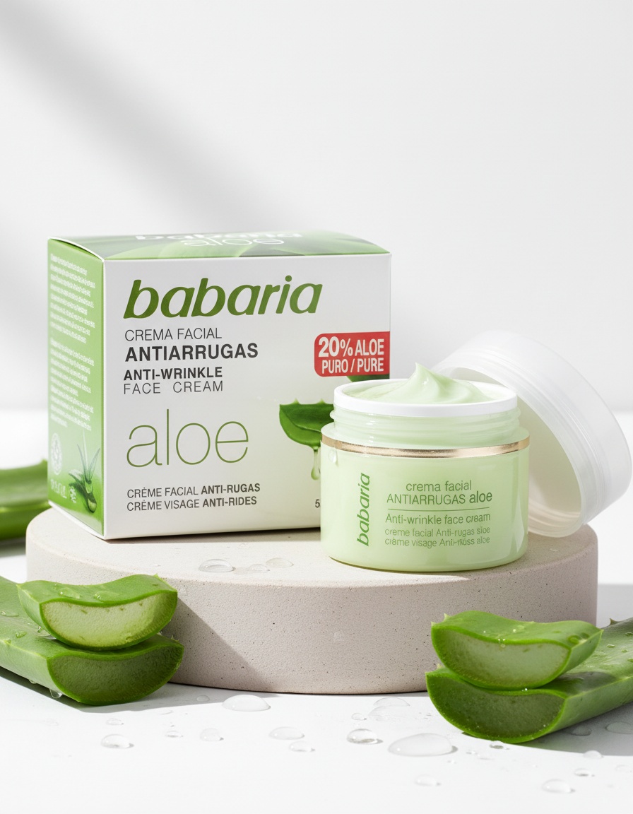 Babaria ALOE VERA anti-wrinkle cream 50 ml - Afbeelding 2