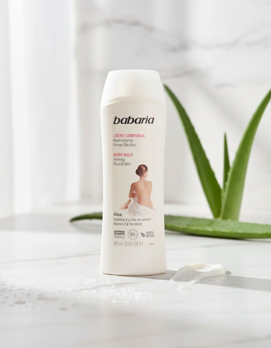 Babaria ALOE VERA REAFIRMANTE body milk 400 ml - Afbeelding 2