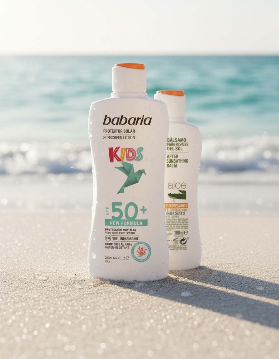 Babaria SOLAR INFANTIL SPF50+ MILK LOT 2 pz - Afbeelding 3