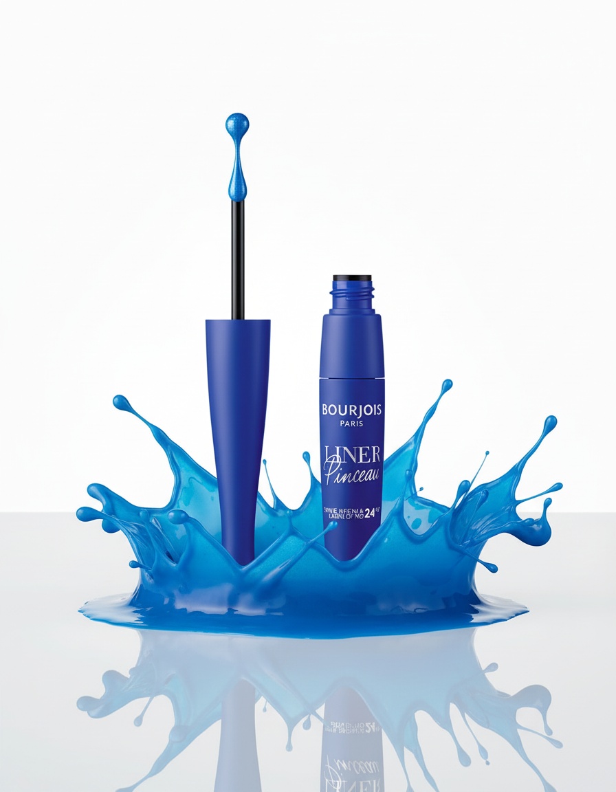 Bourjois LINER PINCEAU 24H liquid eyeliner #4-Bleu Pop Art 2,5 ml - Afbeelding 2