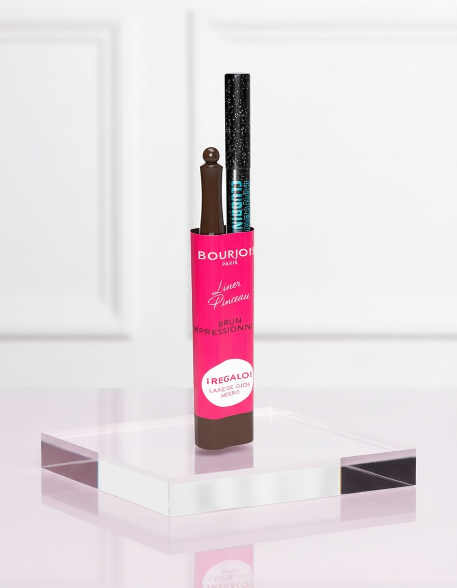 Bourjois LINER PINCEAU 24H liquid eyeliner #Brun Impressionniste 2 x 1,20 gr - Afbeelding 2