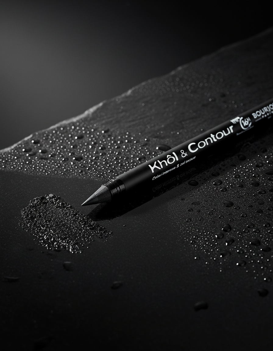 Bourjois KHÔL & CONTOUR eye pencil #01-noir issime 1,2 gr - Afbeelding 2